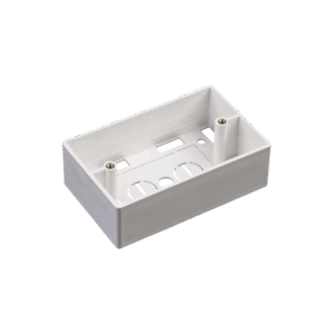 Caja de Pared Universal, Color blanco, Para montaje con Plac...