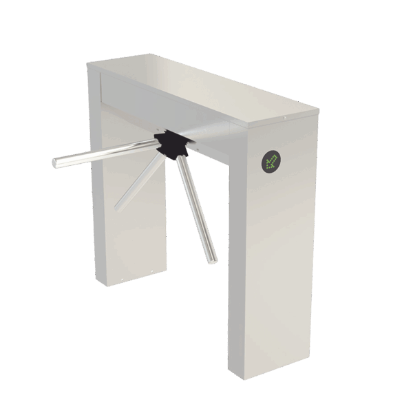 Torniquete Trípode Bidireccional de Acero Inoxidable Con Indicadores de Paso / Para Aplicaciones de Interior y Exterior Protegido / Tipo Puente