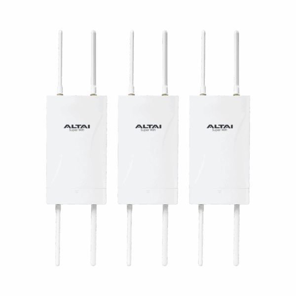 Kit de 3 Puntos de Acceso WiFi 6 y PTMP Omnidireccional, Doble Banda Simultanea en 2.4 y 5 GHz, Hasta 300 m de Cobertura WiFi, Hasta 2.976 Gbps, Hasta 256 Usuarios Concurrentes, Administración en Nube Gratis con INSIGHTS