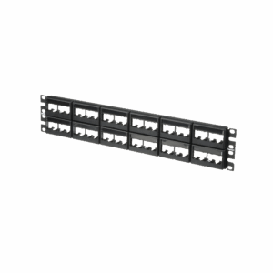 Panel de Parcheo Modular Mini-Com (Sin Conectores), Plano, S...