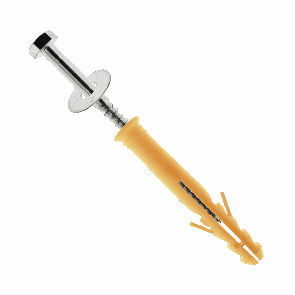 Tornillo P / Tope Estacionamiento / Reductor D / Velocidad / 12 Cm / Con Arandela / Taquete D / Plastico.