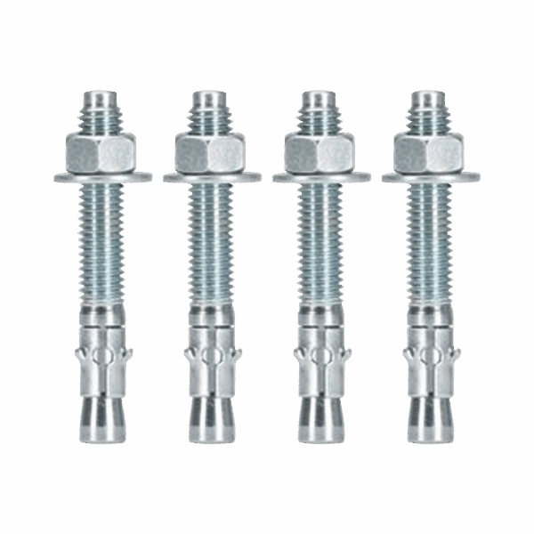 Kit de Anclaje a Piso, Para Rack de 2 o 4 Postes, Fabricado en Acero, 4 Piezas