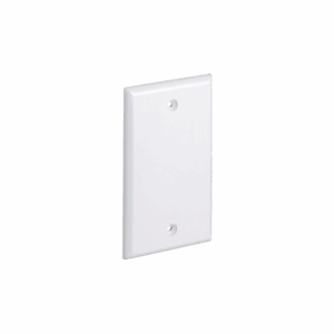 Placa de Pared Ciega Universal, Color Blanco