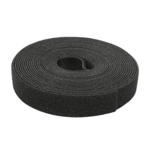 Cinta de Contacto Autoadherente Color Negro / 1.6 cm x 25 me...