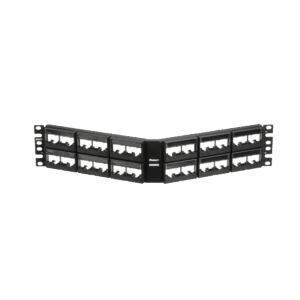 Panel de Parcheo Modular Mini-Com (Sin Conectores), Angulado...
