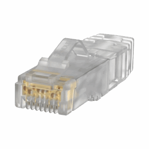 Plug RJ45 Cat6A, Para Cable UTP de Calibre 26 AWG, Chapado e...