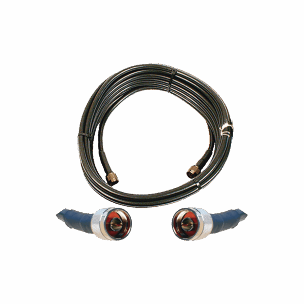 Jumper Coaxial de 50 Ohm con Cable Wilson-400 | Conector N Macho en los extremos | 15.24 metros de longitud.
