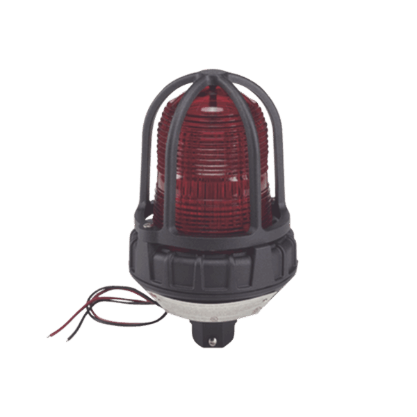 Luz estroboscópica para ubicaciónes peligrosas,  montaje tipo tubo, 240 VCA, color Rojo