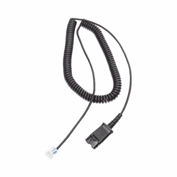 Cable adaptador para diademas modelo HT101, HT201 y HT202 para compatibilidad con teléfonos Grandstream, análogos, digitales, etc.