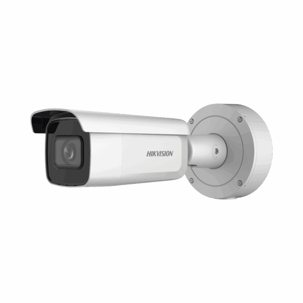 Bala IP 8 Megapixel (4K) / Lente Mot. 2.7 a 13.5 mm / 60 mts IR EXIR / Exterior IP66 / IK10 / DARKFIGHTER / Audio y Alarma I/O / PoE+ / ONVIF / Micro SD / 4 Analíticos: AcuSense, Deteccion Facial, Conteo de Personas por Cruce y Zona