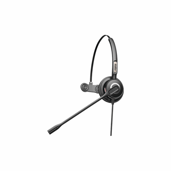 Diadema monoaural con tecnología antishock para teléfonos IP FANVIL y Polycom con micrófono de cancelación de ruido, larga durabilidad