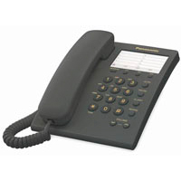 TELEFONO PANASONIC KX-TS550MEB ALAMBRICO BASICO UNILINEA CON...