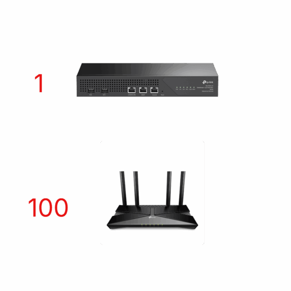 Kit para ISP´s / OLT DS-P7001-01 con Paquete de 100 ONU´s Modelo XX230V.