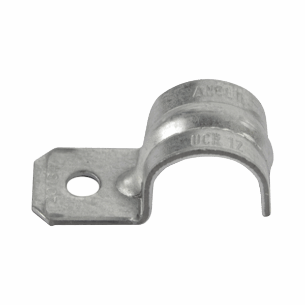 Abrazadera tipo Uña para Tubo Conduit Pared Delgada de 1/2 (13 mm).