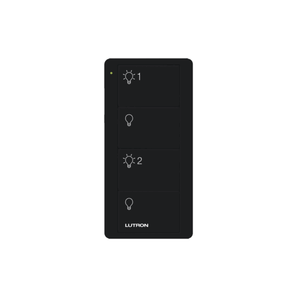 Control remoto PICO inalámbrico con 4 botones  encender/apagar grupo/escenas,  complemente con un atenuador o switch on/off