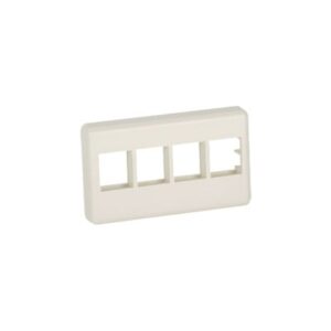 Placa de Pared Para Mueble Modular, Salida Para 4 Puertos Ke...