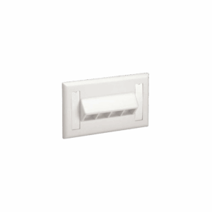 Placa de Pared Horizontal, Salida Para 4 Puertos Keystone, C...