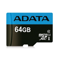 MEMORIA ADATA MICRO SDXC/SDHC 64GB UHS-I 100MB/25MB CLASE 10...