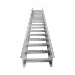 Escalera de Aluminio Portacables / Perfil Z / Peralte 3 1/4&...