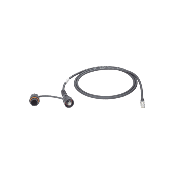 Patch Cord Cat6A IndustrialNet, UTP, Con Plug Industrial y Tapa en un Extremo, 1 Metro