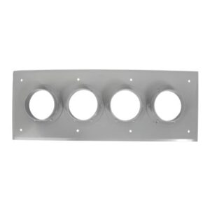 Placas pasamuro con capacidad de 4 botas de 4″