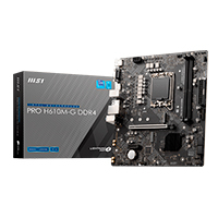 MB MSI H610 INTEL S-1700 12A GEN/2XDDR4 3200MHZ/PCIE 4.0/HDM...