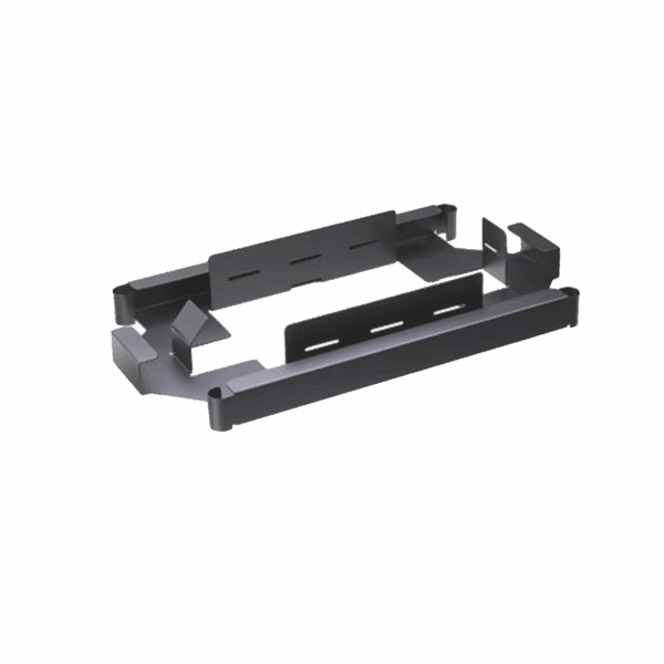 Soporte Para Apilar de 1 a 4 Charolas de Empalme FST24S, Compatible con Paneles FMT y FMD, Color Negro