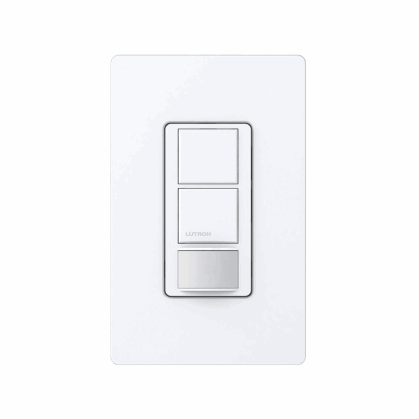 (XCT) Apagador doble con sensor de presencia, ideal para salas de entretenimiento, conferencia, etc.