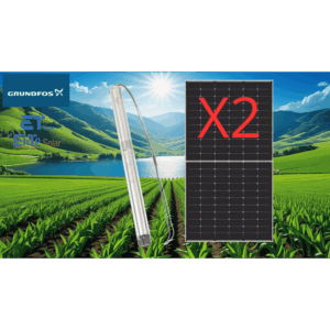 Kit De Bombeo Solar/ Bomba 035Kw / Módulos Solares 610w