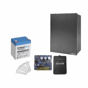 Kit con fuente PLB3 con salida de 12 Vcc a 4 Amper, incluye ...
