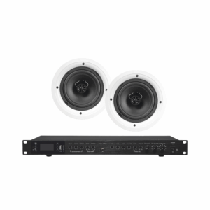 Amplificador de Audio con 2 Bocinas SP6 | 2 x 60W | Baja Imp...