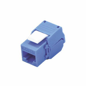 Módulo Jack Keystone Cat5e (toolless), con terminación en án...