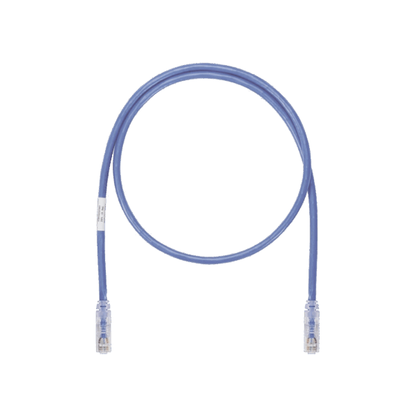 Cable de Parcheo UTP, Cat6A, 24 AWG, CM, Color Azul, 50ft