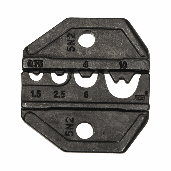 Matriz Ponchadora para Terminales sin Aislamiento, 8-18 AWG. Compatible con Pinza Ponchadora VDV200-010.