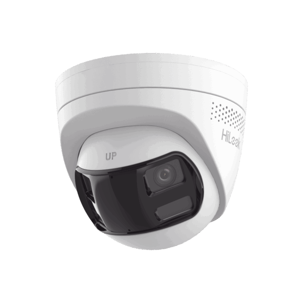 Turret IP 8 Megapixel /Imagen Panorámica 180°/ Micro SD 512 GB /  Resistencia IP67 / Audio Bidireccional / Alarma visual y auditiva Integrada / Smart Supplement Light