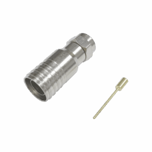 Conector F Macho en 75 Ohm, Plegable para Instalar en Cables...
