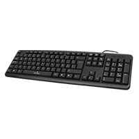 TECLADO ALAMBRICO MULTIMEDIA TECLAS DE MEMBRANA CONECTOR USB...