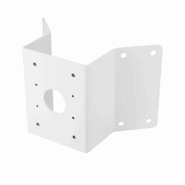 Adaptador de esquina compatible con montaje de pared SBP-300WM1, SBP-300WMW1 para domos fijos y PTZ Wisenet