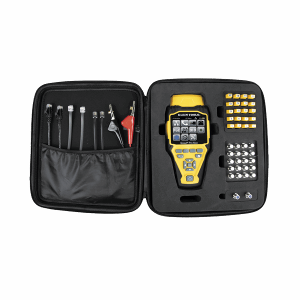 Juego de Probador de Cables de Red con Transmisores Remotos Scout™ Pro Max. Detecta la Capacidad de la Red y las Velocidades de Conexión hasta 10 Gbps