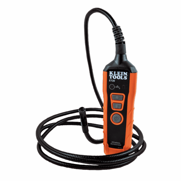 Boroscopio Habilitado por WiFi / Cámara de 9mm / Alcance WiFi 9m / Compatible con Android y iOS / IP67 / 640x480 px / Cuello de Cisne 1.8m / LED Ajustables