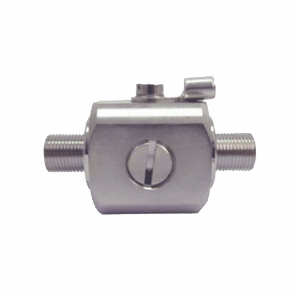 Protector contra descargas eléctricas. Cubre los rangos de frecuencia de los amplificadores de Señal Celular. 75 Ohm. Conectores F hembra.