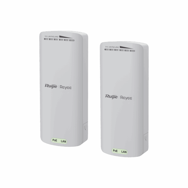 Kit Enlace Inalámbrico de 500 m Preconfigurado + Ajuste Automático de Potencia / Hasta 300 Mbps / Doble Puerto LAN