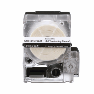Casete  de 125 Etiquetas Autolaminadas para cables 8-4 AWG 1...
