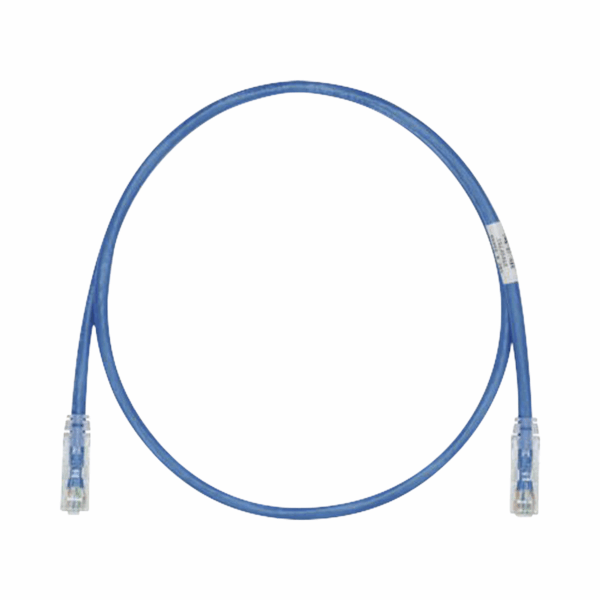 Cable de Parcheo TX6, UTP Cat6, 24 AWG, CM, Color Azul, 25ft