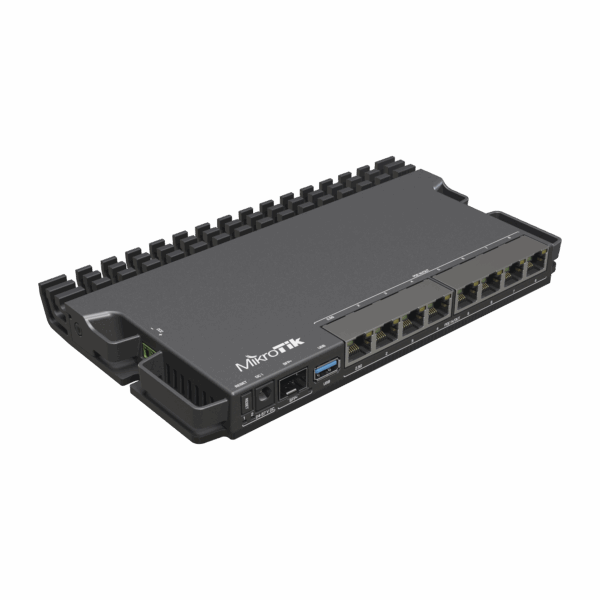 RB5009UPr+S+IN 8 puertos PoE in/out, 1 SFP+, Solo RouterOS v7