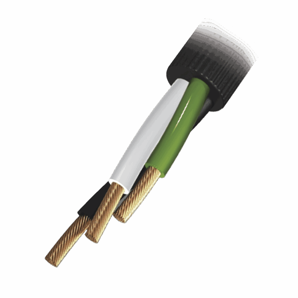 Bobina de 100 Metros / Cable Eléctrico de Uso Rudo / 3 Hilos Calibre 10 AWG / Hasta 600 V.