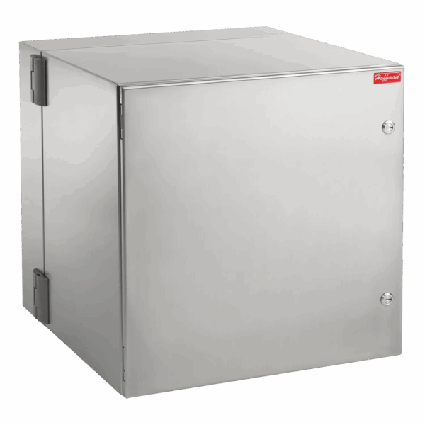 Gabinete Industrial ProTek de Puerta Sólida, Protección NEMA Tipo 4/4X/12, Abatible, Fabricado en Acero Inoxidable SS304, 12 UR, Color Gris Claro