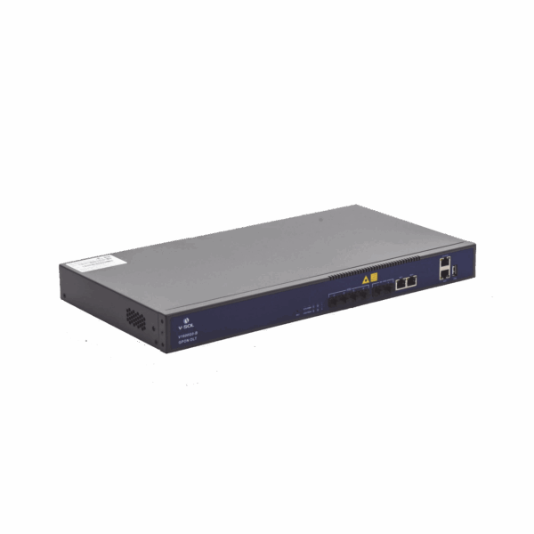 OLT de 4 puertos GPON con 4 puertos Uplink (2 puertos Gigabit Ethernet + 2 puertos Gigabit Ethernet SFP) , hasta 512 ONUS,