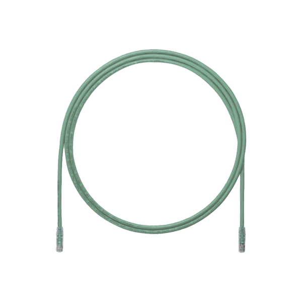Cable de Parcheo UTP, Cat6A, 24 AWG, CM, Color Verde, 5 ft