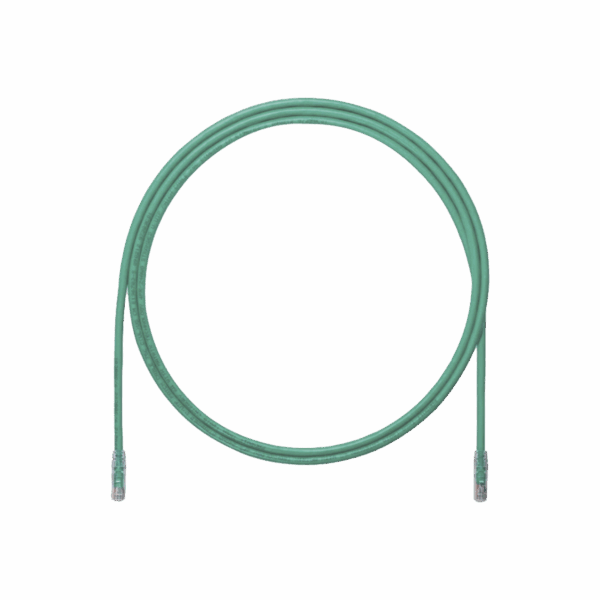 Cable de Parcheo UTP, Cat6A, 24 AWG, CM, Color Verde, 3ft